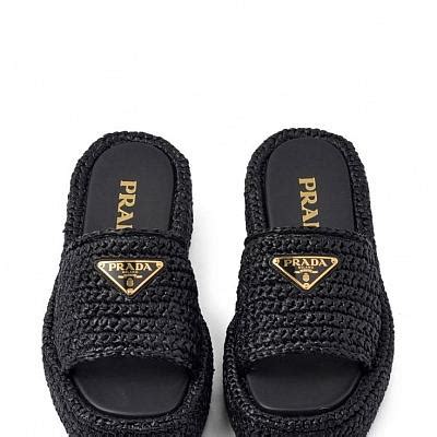 prada slides sale|Prada apron toe slides.